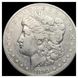 1893-O Silver Morgan Dollar LIGHTLY CIRCULATED