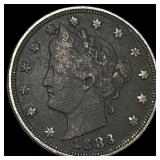 1883 Liberty Head Nickel (No Cents) LIGHTLY CIRCUL