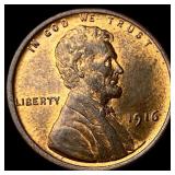 1916 Lincoln Wheat Cent CHOICE BU