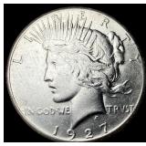 1927 Peace Silver Dollar CLOSELY UNCIRCULATED