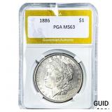 1886 Morgan Silver Dollar PGA MS63