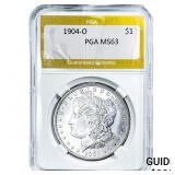 1904-O Morgan Silver Dollar PGA MS63