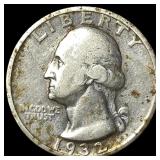 1932-D Silver Washington Quarter NICELY CIRCULATED