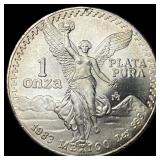 1983 Mexico Silver 1 Onza Libertad SUPERB GEM BU