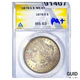 1878-S Morgan Silver Dollar ANACS MS63