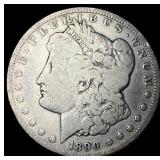 1890-CC Silver Morgan Dollar LIGHTLY CIRCULATED