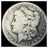 1890-CC Silver Morgan Dollar LIGHTLY CIRCULATED