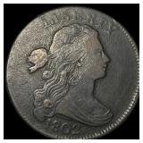 1802 Draped Bust Large Cent ABOUT UNCIRCULATED