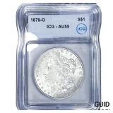 1879-O Morgan Silver Dollar ICG AU55