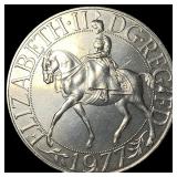 1977 Great Britian Copper Nickel 25 New Pence