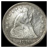 1876 Seated Liberty Quarter NICELY CIRCULATED
