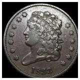 1833 Classic Head Half Cent CLOSELY UNCIRCULATED