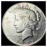 1927-S Silver Peace Dollar NEARLY UNCIRCULATED