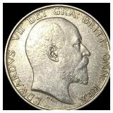 1902 Great Britain Silver 1 Shilling