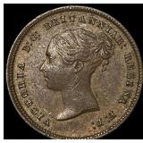 1844 Ceylon Copper 1/2 Farthing