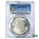 1884-CC Morgan Silver Dollar PCGS MS62