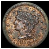 1850 Braided Hair Large Cent CLOSELY UNCIRCULATED