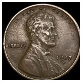 1917-D Lincoln Wheat Cent CHOICE AU