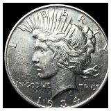 1934 Silver Peace Dollar UNCIRCULATED