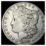 1901-S Silver Morgan Dollar LIGHTLY CIRCULATED
