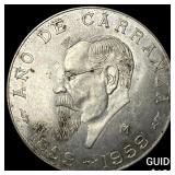 1959 Mexico Silver 5 Pesos