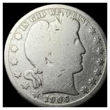 1908-O Silver Barber Half Dollar NICELY CIRCULATED
