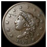 1837 Coronet Head Large Cent LIGHTLY CIRCULATED