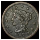 1856 Braided Hair Large Cent NEARLY UNCIRCULATED