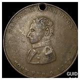 Rulau Hard Times Token - W.H. Harrison
