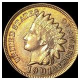 1901 Indian Head Cent CLOSELY UNCIRCULATED