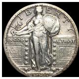 1920-D Silver Standing Liberty Quarter NEARLY UNCI