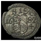 1682 German States Nuremberg Billon Pfennig