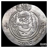 Arab-Sasanian Abd Allah ibn al-Zubayr Silver Drac