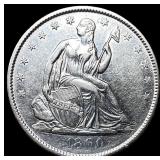 1860-O Silver Seated Liberty Half Dollar  CLOSELY