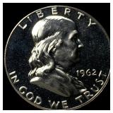 1962 Franklin Silver Half Dollar GEM PROOF