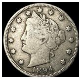 1894 Liberty Head Nickel NICELY CIRCULATED