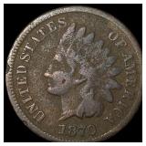 1870 Indian Head Cent NICELY CIRCULATED