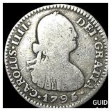 1795 Bolivia Potosi Silver 1 Real
