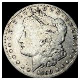 1890-CC Silver Morgan Dollar LIGHTLY CIRCULATED