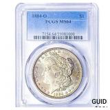 1884-O Morgan Silver Dollar PCGS MS64