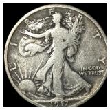 1917 Walking Liberty Half Dollar NICELY CIRCULATED