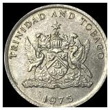 1975 Trinidad and Tobago Copper Nickel 10 Cents