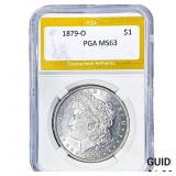 1879-O Morgan Silver Dollar PGA MS63