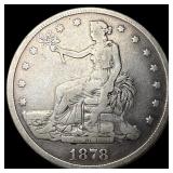 1878-S Silver Trade Dollar NICELY CIRCULATED