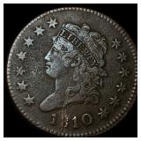 1810 Classic Head Large Cent ABOUT UNCIRCULATED