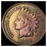 1908 Indian Head Cent CLOSELY UNCIRCULATED