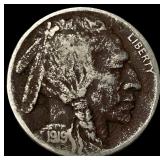 1919-D Buffalo Nickel LIGHTLY CIRCULATED