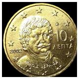 2002 Greek 10 Euro Cent