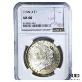 1898-O Morgan Silver Dollar NGC MS66
