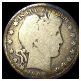 1905 Barber Half Dollar NICELY CIRCULATED